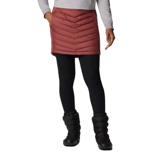 Damska Spódnica COLUMBIA POWDER LITE II SKIRT 2051413679 – Bordowy - Sukienki i spódnice sportowe - miniaturka - grafika 1