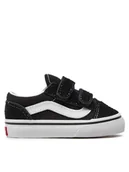 Buty dla dziewczynek - Vans Tenisówki Old Skool V VN000D3YBLK Czarny - miniaturka - grafika 1