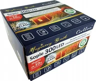 Oświetlenie świąteczne - Cortina 10M 500Led Lampki Sople Zewnętrzne + Flash - miniaturka - grafika 1