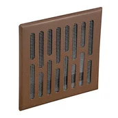 Kratki wentylacyjne - Kratka wentylacyjna stalowa 14 x 14 cm brązowa EQUATION 5901171280565 - miniaturka - grafika 1
