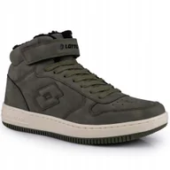 Buty sportowe męskie - Buty męskie, zimowe, sportowe Lotto Paliot Fur Olive/black Ocieplane - miniaturka - grafika 1