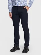 Spodnie męskie - Tommy Hilfiger Chinosy Core Denton MW0MW28884 Granatowy Straight Fit - miniaturka - grafika 1