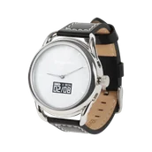 Smartwatch - Kruger&Matz Hybrid Srebrny (KM0419S) - miniaturka - grafika 1