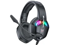 Słuchawki - I-ONIK X28 RGB czarne ON-X28/BK - miniaturka - grafika 1