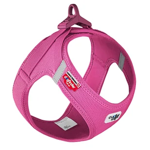 Szelki Curli Vest Clasp Air-Mesh, fuksja - Rozmiar M: obwód klatki piersiowej 43,4 - 49 cm - Szelki dla psów - miniaturka - grafika 1