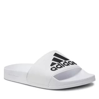 Klapki i japonki damskie - Adidas Klapki adilette Shower GZ3775 White - grafika 1