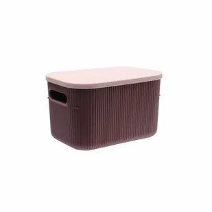 Organizer z pokrywką Lotos 6 l śliwka - Pudła i pojemniki do przechowywania - miniaturka - grafika 1