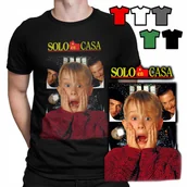 Koszulki męskie - KOSZULKA T-SHIRT MĘSKI WZORY DO WYBORU - KEVIN SAM W DOMU ŚWIĘTA - M - miniaturka - grafika 1