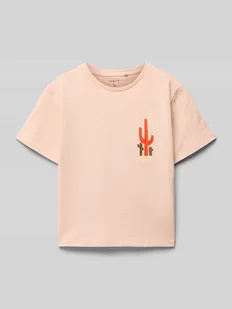 T-shirt o kroju regular fit z haftami model ‘HELMUT’ - Koszulki dla chłopców - miniaturka - grafika 1