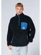 Odzież trekkingowa męska - Chiemsee Bluza polarowa w kolorze granatowo-niebieskim - miniaturka - grafika 1