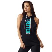 Koszulki i topy damskie - Damska koszulka treningowa bez rękawów Olimp - Women's Hoodie Stringer-XS - miniaturka - grafika 1