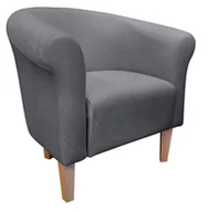 Fotele - ATOS Fotel Milo Mikrofaza 17 szary nogi 20 buk - miniaturka - grafika 1