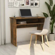 Biurka - Vidaxl biurko, przydymiony dąb, 90x50x74 cm, materiał drewnopochodny - miniaturka - grafika 1