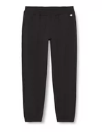 Spodnie sportowe damskie - Champion Legacy American Classics W-Light Stretch Fleece High-Waist Elastic Cuff spodnie dresowe damskie, Czarny, XXL - miniaturka - grafika 1