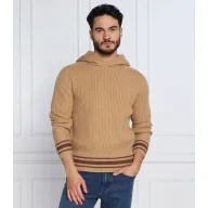 Swetry męskie - BOSS Wełniany sweter Lampione | Regular Fit - miniaturka - grafika 1