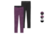 Spodnie i spodenki dla dziewczynek - pepperts!® Legginsy dziewczęce z bawełną, 2 pary - miniaturka - grafika 1