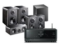 Kino domowe - Yamaha RX-V4A (czarny) + Nota 260 (czarny) + Nota 740 (czarny) + Nota 240 (czarny) + BASSO 840 (czarny) - miniaturka - grafika 1