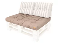 Poduszki ogrodowe - Poduszka siedzisko na meble z palet, Leo, Beż, 120x80 cm - miniaturka - grafika 1