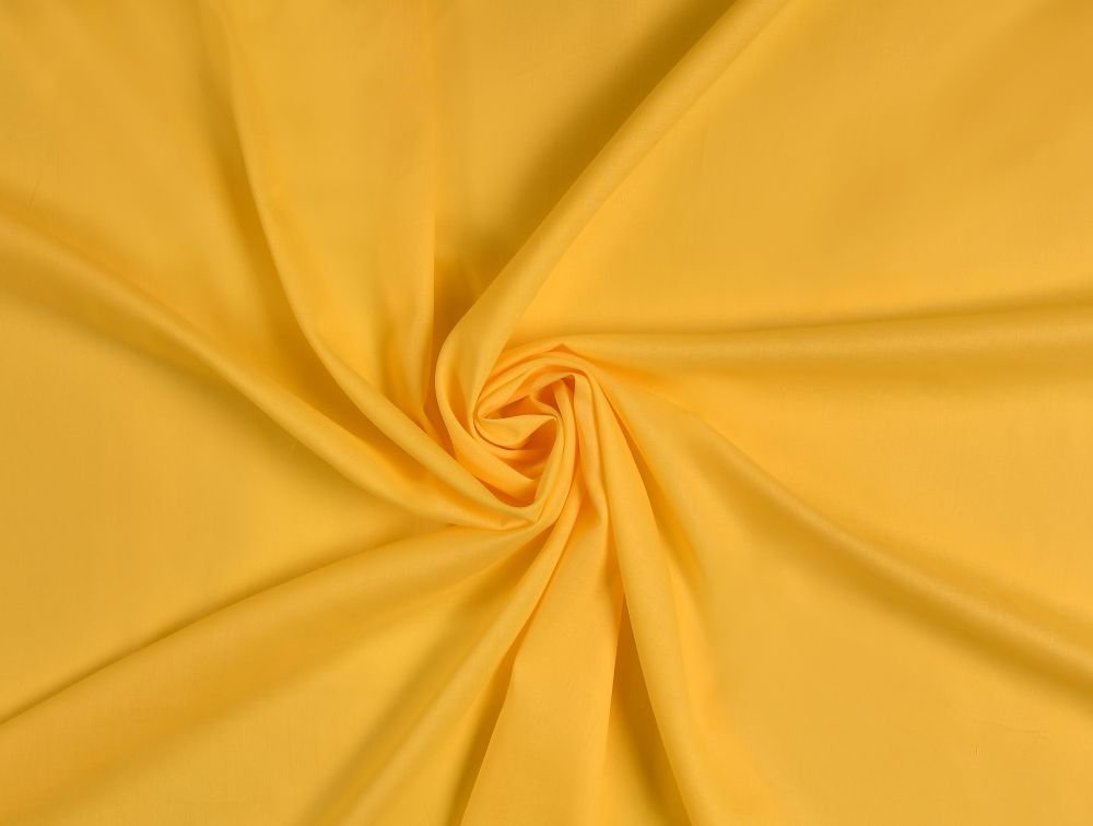 Kvalitex Prześcieradło bawełniane żółte 150x230cm