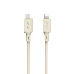 Kabel przewód wzmacniany SR do iPhone USB-C - Lightning 30W 1m beżowy - Kable USB - miniaturka - grafika 1