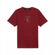 Koszulki męskie - PUMA KOSZULKA FERRARI RACE TONAL BIG SHIELD 62705705 r L - miniaturka - grafika 1