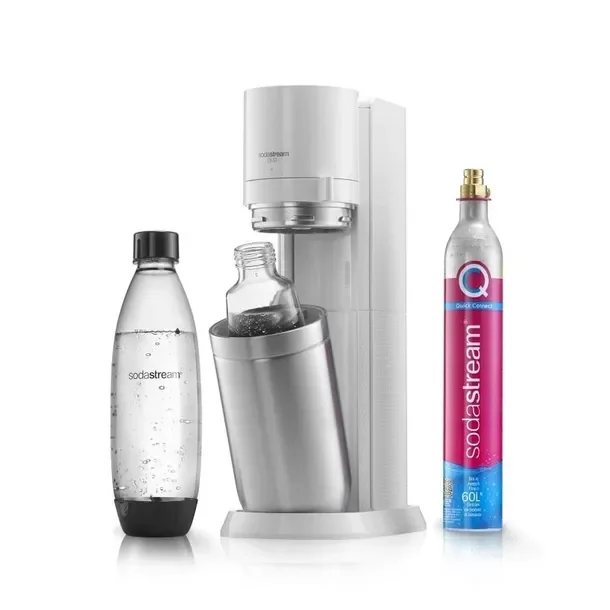 Saturator wody gazowanej Sodastream Soda DUO butelka FUSE+szklana nabój WH