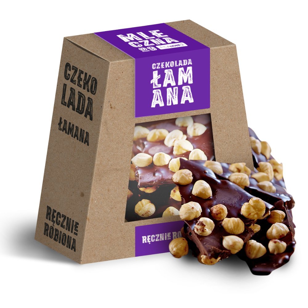 CS Czekolada Mleczna Łamana z orzechami 170g