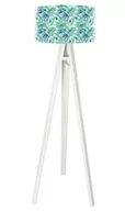 Lampy stojące - Macodesign Lampa podłogowa Egzotyczne liście tripod-foto-412p-w, 60 W - miniaturka - grafika 1