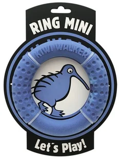 Kiwi Walker Let's Play Ring Mini niebieski - Zabawki dla psów - miniaturka - grafika 1