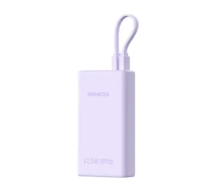 Romoss PHA10 10000mAh 22,5W Fioletowy - Powerbanki - miniaturka - grafika 1
