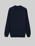 Swetry męskie - Sweter męski grottole półgolf granatowy - miniaturka - grafika 1