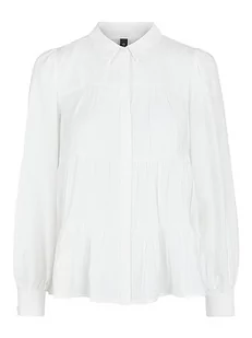 YAS Koszula damska YASPALA, Star White, XS - Koszule damskie - miniaturka - grafika 1