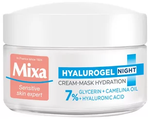 MIXA Mixa Hyalurogel Noc Nawilżający Krem-maska na noc 50ml 101342 - Maseczki do twarzy - miniaturka - grafika 1