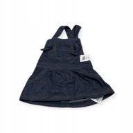 Sukienki - Jeansowa sukienka ogrodniczka dla dziewczynki Okie Dokie NB - miniaturka - grafika 1