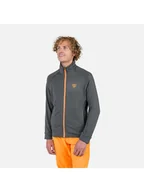 Bluzy męskie - Bluza outdoorowa męska Rossignol Blackside Fleece Fz szara S - miniaturka - grafika 1