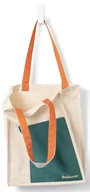 Torby i wózki na zakupy - Bookaroo Torba bawełniana Teal&Orange - miniaturka - grafika 1