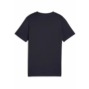 Młodzieżowa koszulka Essentials Block PUMA New Navy Blue - Odzież sportowa dziecięca - miniaturka - grafika 1