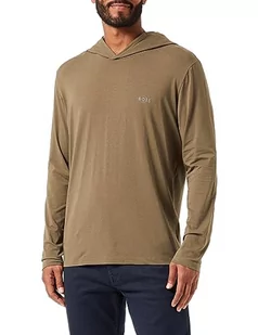 BOSS Męska koszulka z długim rękawem Mix&Match H Loungewear, Open Green362, L - Koszulki męskie - miniaturka - grafika 1