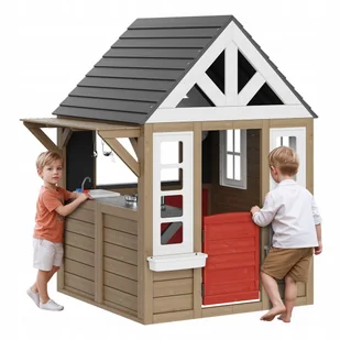 PLAC ZABAW Domek dla dzieci ogrodowy drewniany - Place zabaw - miniaturka - grafika 1