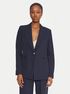 Marynarki i żakiety damskie - Maryley Marynarka 25IB187/M06/43BL Granatowy Regular Fit - miniaturka - grafika 1