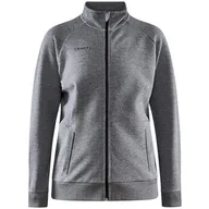 Kurtki damskie - Craft Core Soul Full Zip Jacket damska kurtka z kapturem XS | Bright Red | mieszanka bawełny i poliestru | ergonomiczne dopasowanie | 2 kieszenie na zamek błyskawiczny | bluza damska | bluza damska - miniaturka - grafika 1