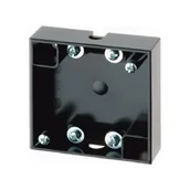 Puszki elektryczne i akcesoria - Berker Integro Flow Puszka natynkowa płaska, z 2 zaciskami mocującymi antracyt, połysk - miniaturka - grafika 1