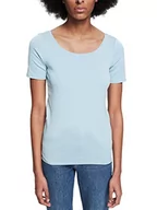 Koszulki i topy damskie - ESPRIT Damska koszulka 012EE1K335, 420/szary niebieski, standardowy - miniaturka - grafika 1