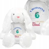 Maskotki i pluszaki - PRZYTULANKA Królik Personalizowany PREZENT na URODZINY Twoje IMIĘ KREATOR - miniaturka - grafika 1