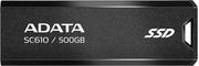 Dyski SSD - Dysk SSD ADATA SC610 500GB USB 3.2 Type-A 3D NAND TLC (SC610-500G-CBK/RD) - miniaturka - grafika 1