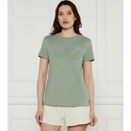 Koszulki i topy damskie - Armani Exchange T-shirt Regular Fit - miniaturka - grafika 1