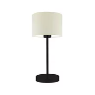 Lampy stojące - Lampka nocna LYSNE Nicea, 60 W, E27, ecru/czarna, 39,5x17,5 cm - miniaturka - grafika 1