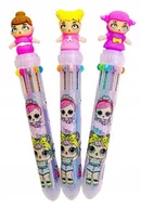 Cienkopisy - Długopisy LOL cienkopisy 10-cio kolorowe L.O.L. dla dziewczynki do szkoły - miniaturka - grafika 1