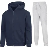 Dresy męskie - 4F OCIEPLANY DZIEWCZÄCY DRES KOMPLET BLUZA SPODNIE / rozm 164 - miniaturka - grafika 1