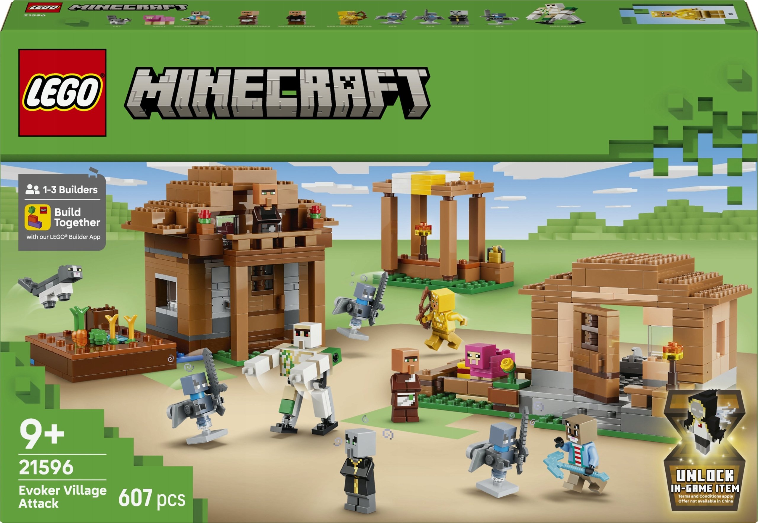 LEGO 21596 Minecraft Najazd Przywoływaczy na wioskę